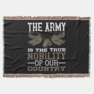 Cobertor The Army Is The True Nobility Of Our Country