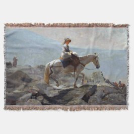 Cobertor The Birdie Path Winslow Homer 1868