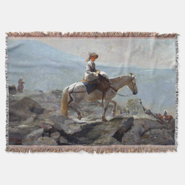 Cobertor The Birdie Path Winslow Homer 1868 (Frente)