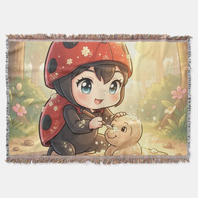 Cobertor The Ladybug and the Hidden Nectar Kingdom.2 (Frente)