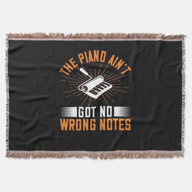Cobertor The Piano Ain’T Got No Wrong Notes 03 (Frente)