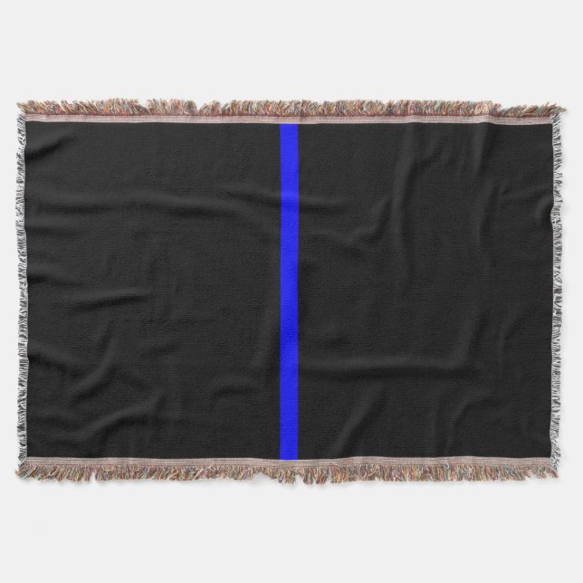 Cobertor The Symbolic Thin Blue Line Horizontal Black (Frente)
