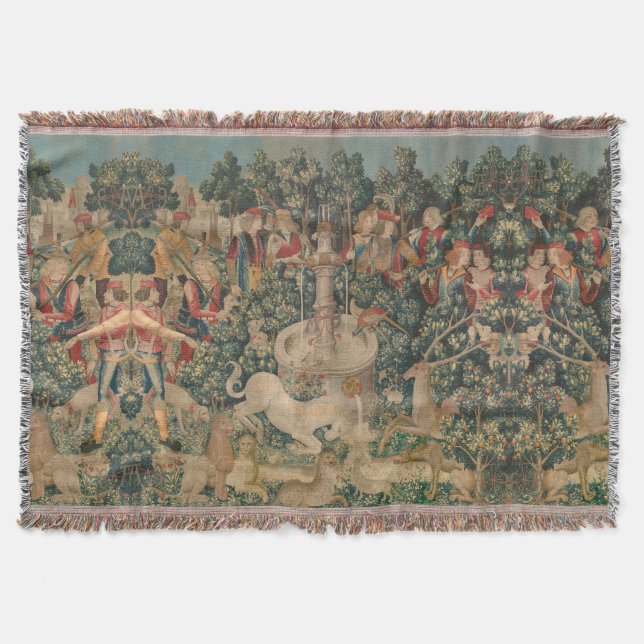 Cobertor The Unicorn is Found – The Hunt of the Unicorn (Frente)