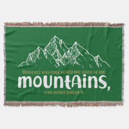 Cobertor The Voice of the Mountains
