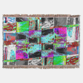 Cobertor Throw Blanket – Abstract Grid