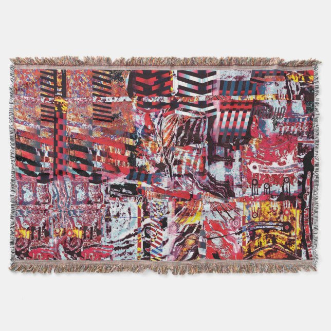 Cobertor Throw Blanket – Fragmented Pulse (Frente)