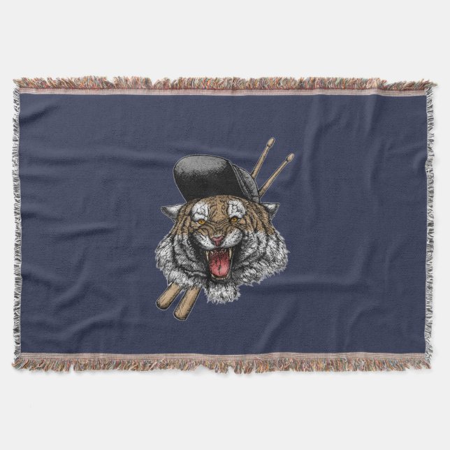 Cobertor Tiger Drummer (Frente)