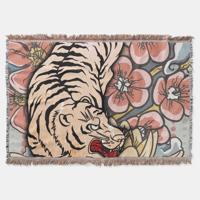 Cobertor Tigre Branco (Frente)
