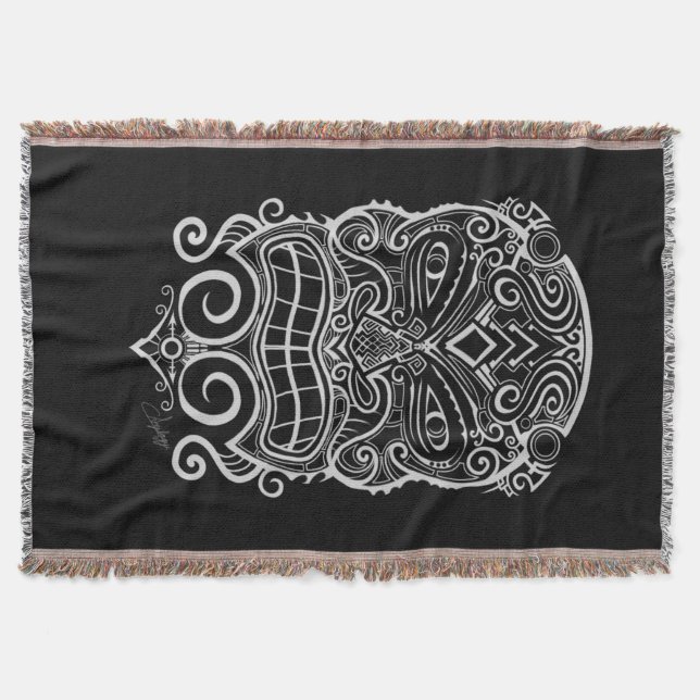 Cobertor Tiki Mask (Frente)