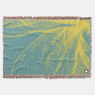 Cobertor Tinta de Flor Moderna Goldden 1