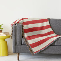 Tofu Cream Postbox Red Stripes