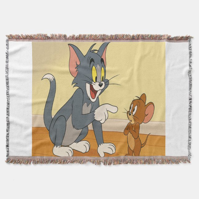 Cobertor Tom Clássico e Jerry Showdown (Frente)