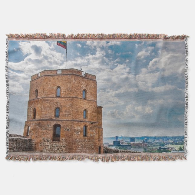 Cobertor Torre Gediminas em Vilnius, Lituânia (Frente)