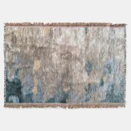 Cobertor Trabalho de arte Decorativo Cinza da Abstrato Azul