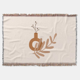 Cobertor Trabalho de arte geométrico de Abstrato de Meio sé