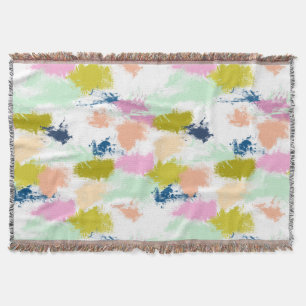 Cobertor Traços, tintas, tintas a óleo