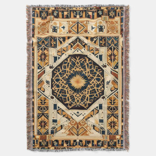 cobertor tradicional jogado para oração muçulmana