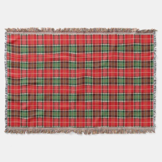 Cobertor Traditional Christmas Plaid (Frente)