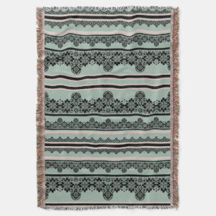 Cobertor Travesseiro decorativo preto, abertura