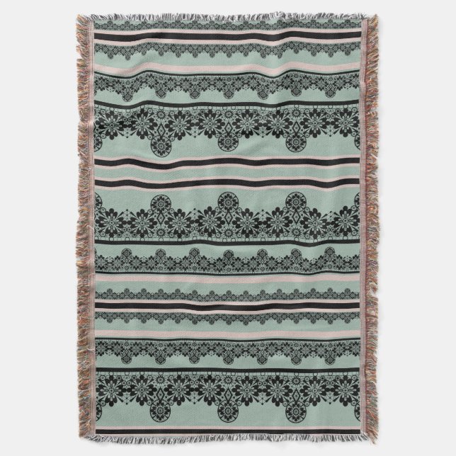 Cobertor Travesseiro decorativo preto, abertura (Frente Vertical)