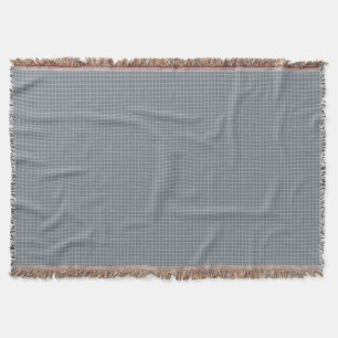 Cobertor Travesseiro decorativo Xadrez azul eterno