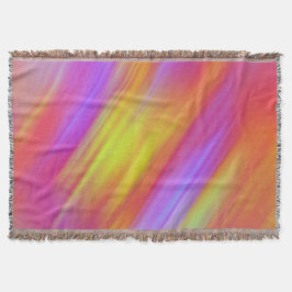 Cobertor Trendy Neon Bright Red Pink Abstrato