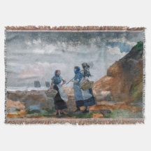 Três Garotas Pescadoras, Tynemouth Winslow Homer 1