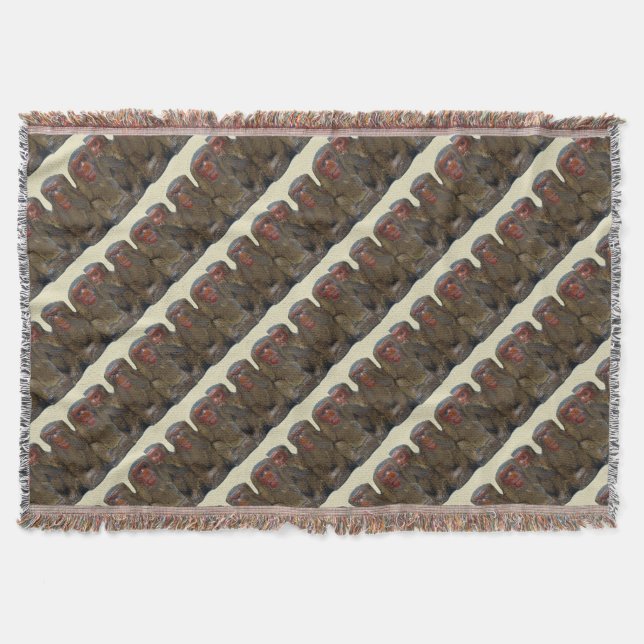 Cobertor Três Macacos Sábios (Frente)