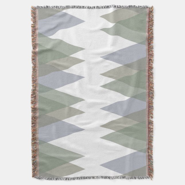 Cobertor Triângulos Khaki (Frente Vertical)