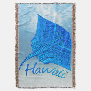 Cobertor Tribal Hawaiian Stingray