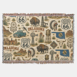 Cobertor Trilha da Rota 66 em Oklahoma Comfort