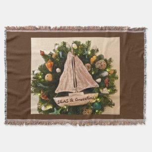 Cobertor Tropical Costeira SEA e Saudações Natal de Praia