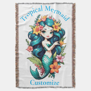 Cobertor Tropical Mermaid Thunder_Cove