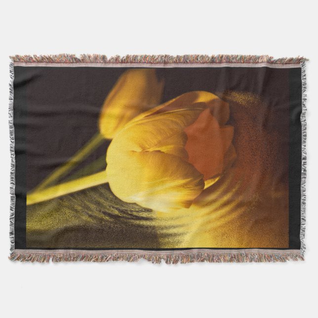 Cobertor Tula Amarela Romântica (Frente)