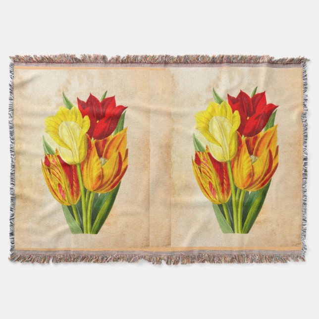 Cobertor Tulipas de primavera (Frente)