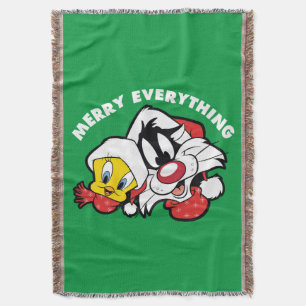 Cobertor TWEETY™ & SYLVESTER™ "Feliz Tudo"