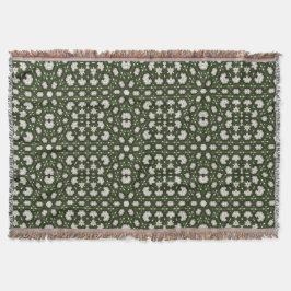 Cobertor Um caleidoscópio de rendas selvagens de pedestais 