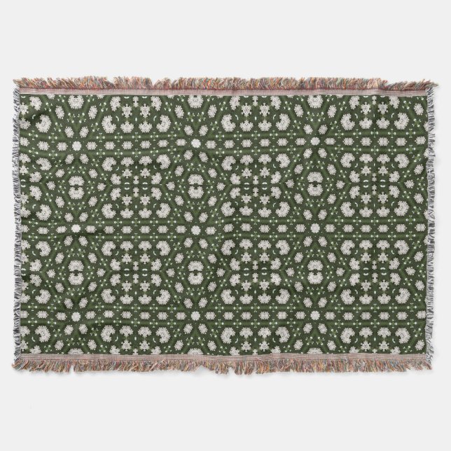 Cobertor Um caleidoscópio de rendas selvagens de pedestais  (Frente)