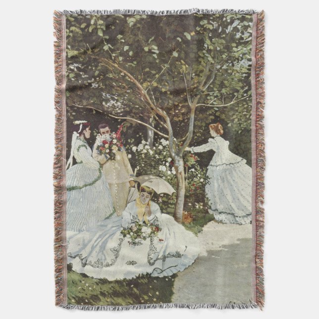 Cobertor Um moinho de vento em Zaandam Claude Monet (Frente Vertical)