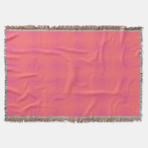 Cobertor Um padrão de rosa suave e roxo