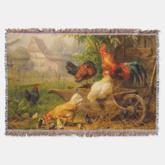 Cobertor Um Quintal Carl Jutz 1916 (Frente)