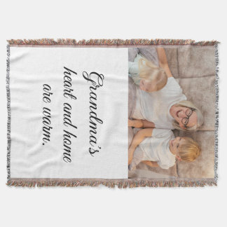 Cobertor Um script preto minimalista Elegante moderno de fo