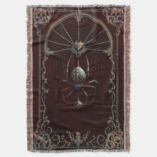 Cobertor Um toque de magia gótica. (Frente Vertical)