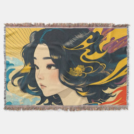 Cobertor Uma jovem vietnamita