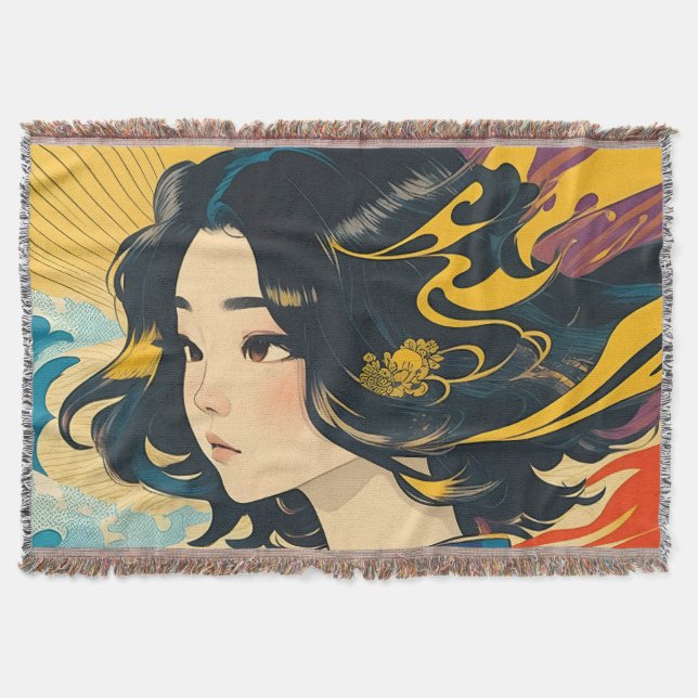 Cobertor Uma jovem vietnamita (Frente)