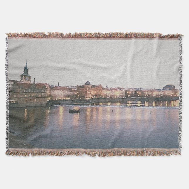 Cobertor Uma Noite em Praga (Frente)