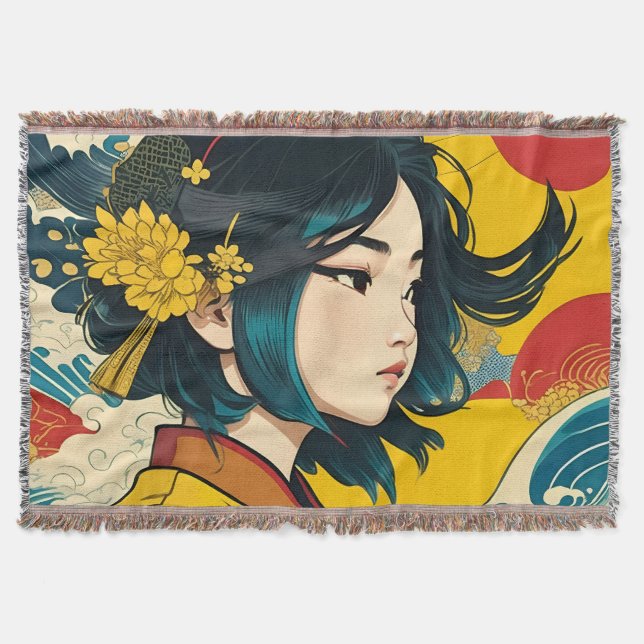 Cobertor Uma vietnamita no Sangue do Cheio (Frente)