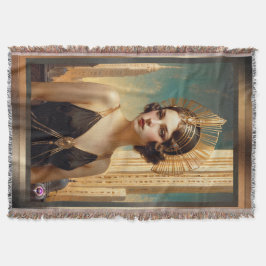 Cobertor Uma visão da arte Deco Elegance AI Art de Xzendor7