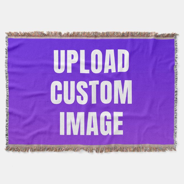 Cobertor Upload Custom Image - Add Your Own To Print On A (Frente)