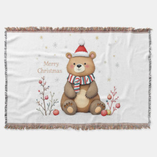 Cobertor Urso de Natal